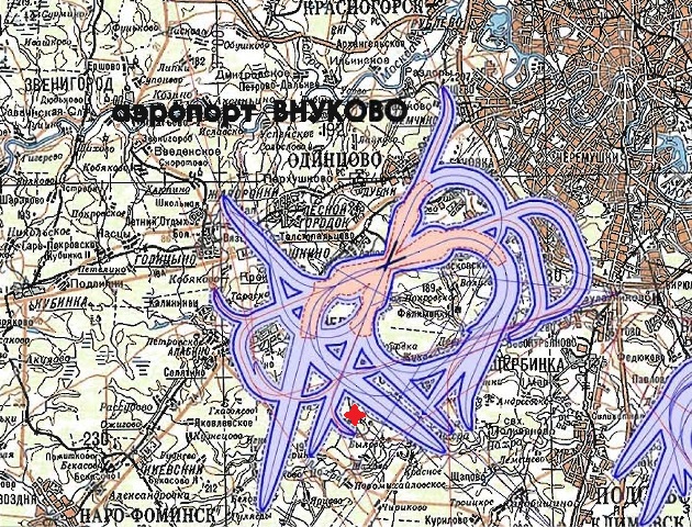 Поселок находится вне воздушных коридоров аэропорта Внуково
